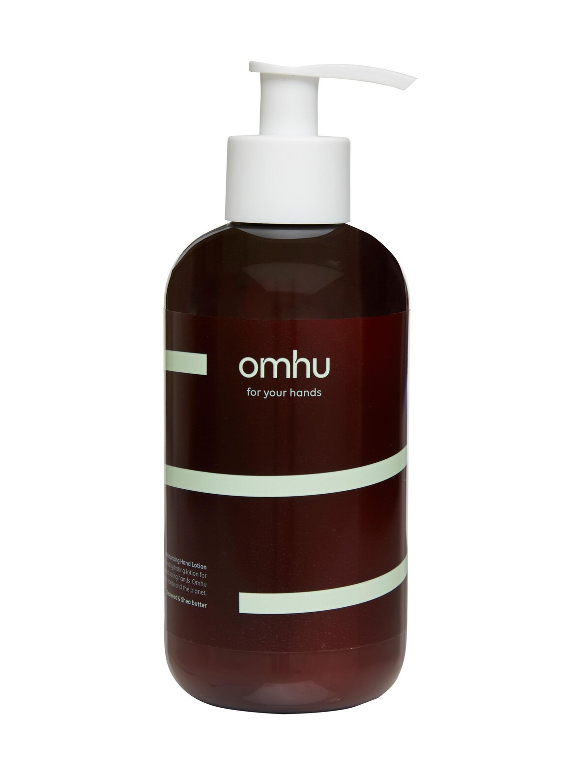 Omhu Moisturizing Seaweed -käsivoide pumppupullossa 300 ml