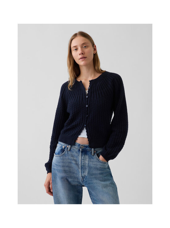 GAP - Cashsoft Pointelle adīta jaka - NEW CLASSIC NAVY | Stockmann - photo 2