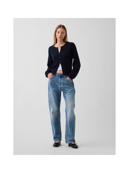 GAP - Cashsoft Pointelle adīta jaka - NEW CLASSIC NAVY | Stockmann - photo 3