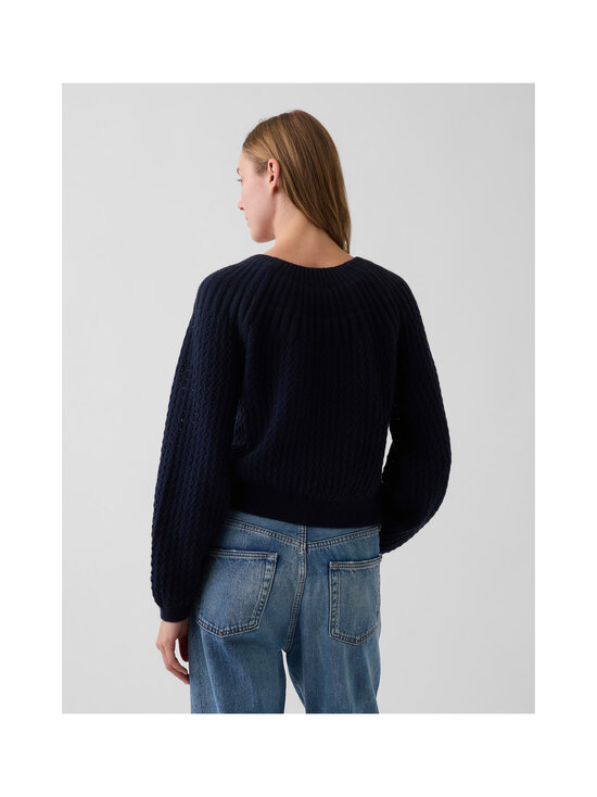GAP - Cashsoft Pointelle adīta jaka - NEW CLASSIC NAVY | Stockmann - photo 4