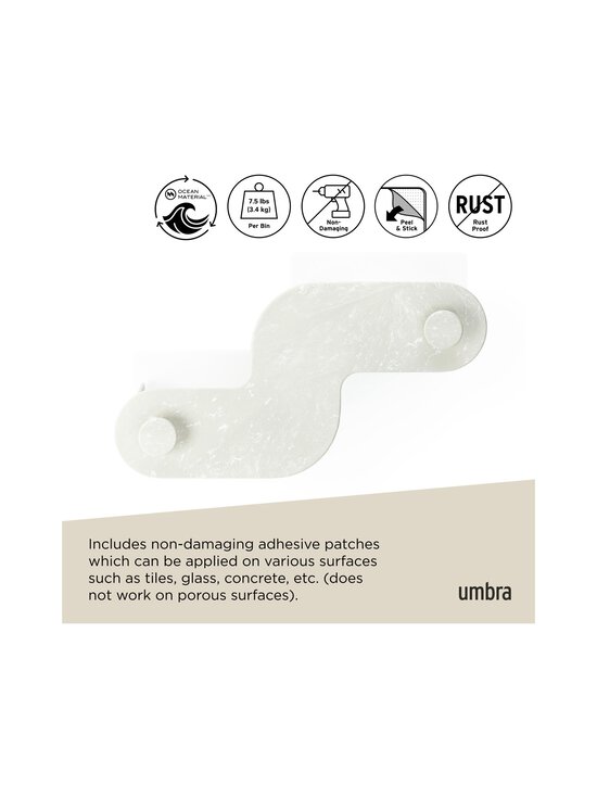 Umbra - Hoiustamisalus Nami Adhesive - OCEAN SAND | Stockmann - photo 9