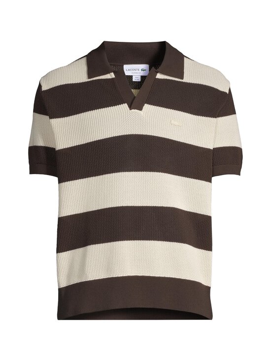 Lacoste - Classic Fit -pikeeneule - NATUREL CLAIR/BUFFALO | Stockmann - photo 1