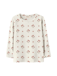 Lil' Atelier - Trikoosärk Nmflayo Sig Slim - COCONUT MILK AOP:FLOWER PINK | Stockmann