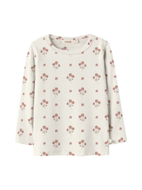 Lil' Atelier - Trikoosärk Nmflayo Sig Slim - COCONUT MILK AOP:FLOWER PINK | Stockmann - photo 1