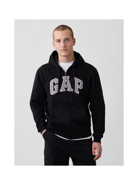GAP - Core Arch Full Zip jaka ar kapuci - TRUE BLACK V2 | Stockmann - photo 2