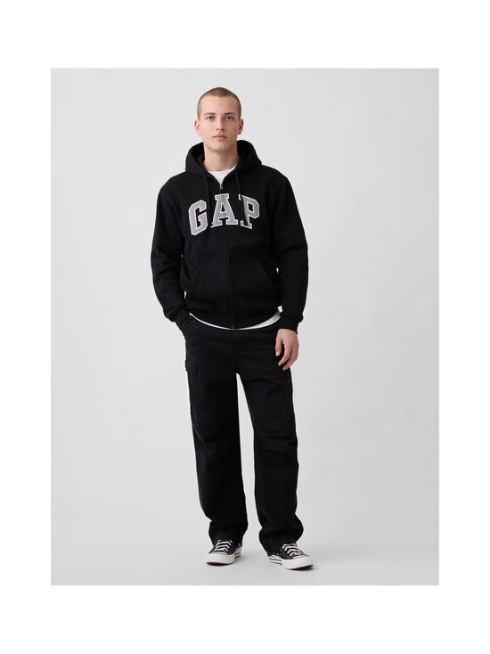 GAP - Core Arch Full Zip jaka ar kapuci - TRUE BLACK V2 | Stockmann - photo 4