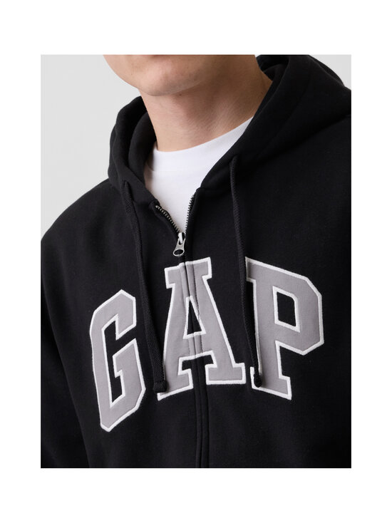 GAP - Core Arch Full Zip jaka ar kapuci - TRUE BLACK V2 | Stockmann - photo 5