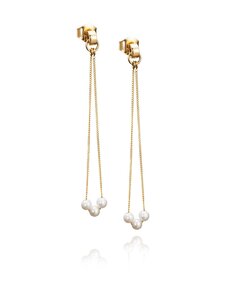 Efva Attling - My Little Pearl Earrings -korvakorut - GOLD | Stockmann