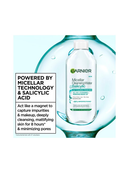 Garnier - Micellar Salisylic Acid Cleansing Water attīrošs micelārais ūdens, 400 ml - NO COL | Stockmann - photo 3