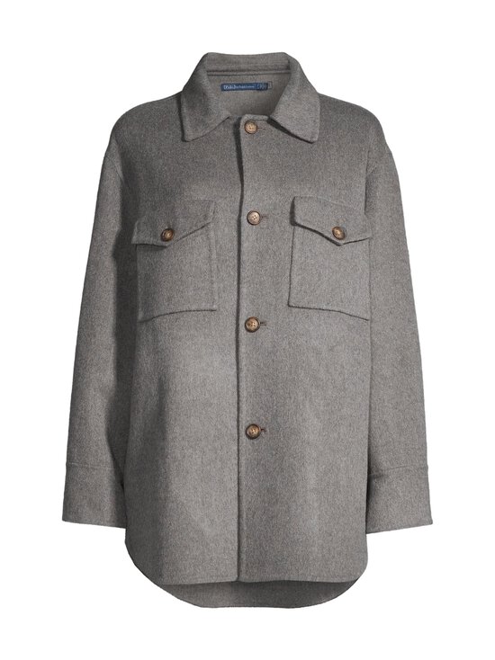 Polo Ralph Lauren - Villakankainen päällystakki - GRAY MELANGE - photo 1 Polo Ralph Lauren - Villakankainen päällystakki - GRAY MELANGE | Stockmann - photo 1