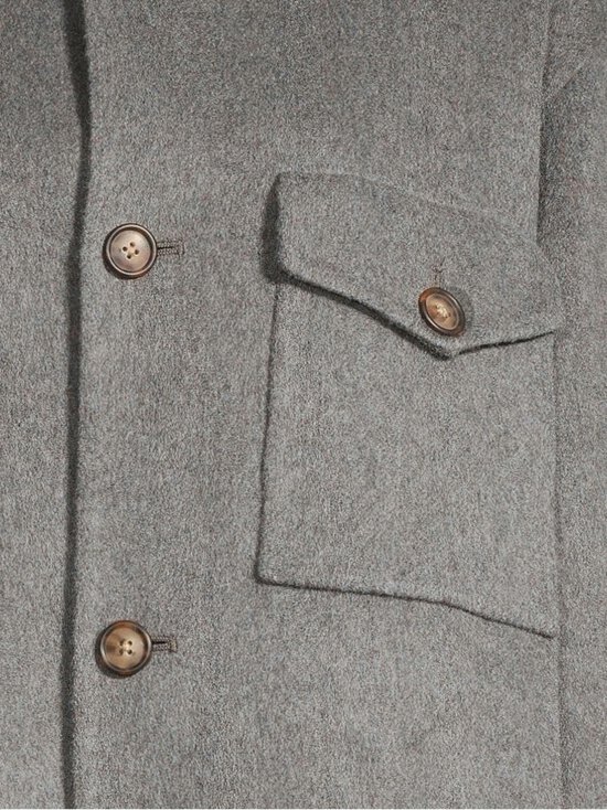 Polo Ralph Lauren - Villakankainen päällystakki - GRAY MELANGE - photo 4 Polo Ralph Lauren - Villakankainen päällystakki - GRAY MELANGE | Stockmann - photo 4