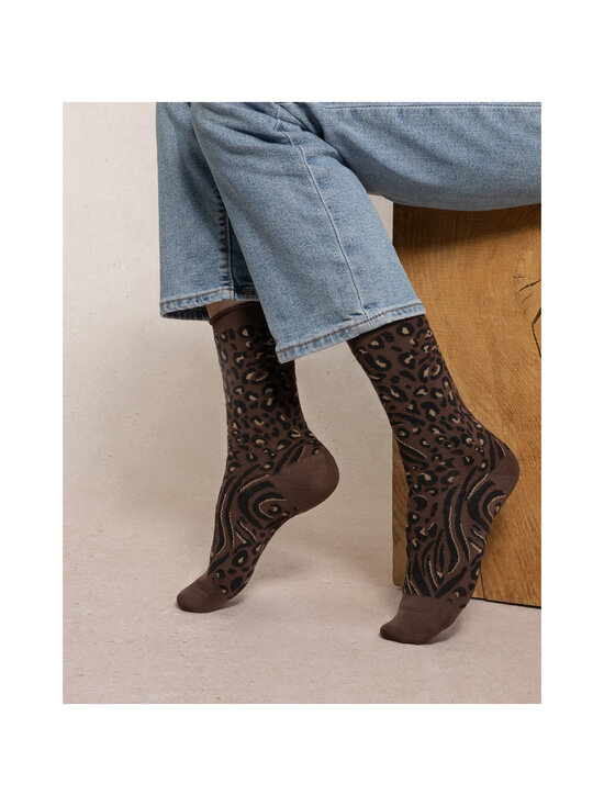 Bleuforêt - Merino Wool With Animal Pattern -sukat - FF4 / CHOCOLAT | Stockmann - photo 2