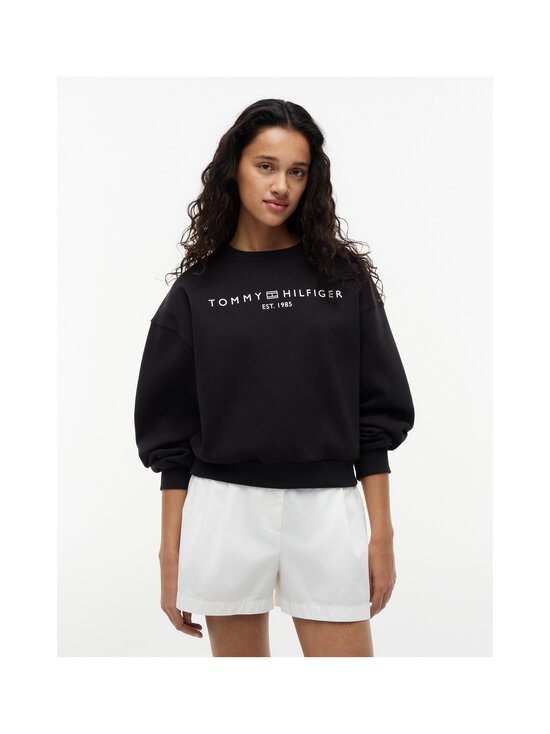 Tommy Hilfiger - Corp Logo Modern -collegepaita - BDS BLACK | Stockmann - photo 3