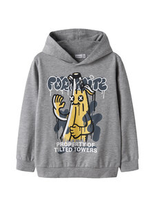 Name It - Kapuutsiga dressipluus NkmFox Fortnite Regular - GREY MELANGE | Stockmann