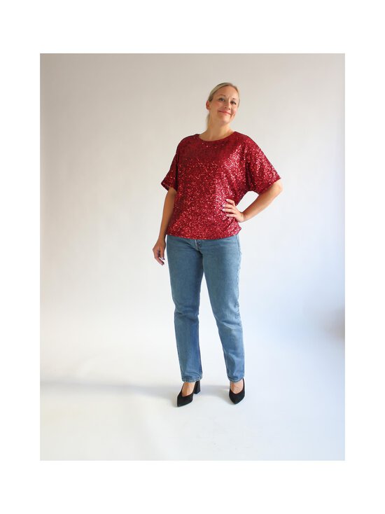 Lili Marleena - Sequin-paljettipusero - RED | Stockmann - photo 2