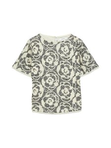 Comma - Paljettipaita - 59C0 BEIGE NAVY | Stockmann