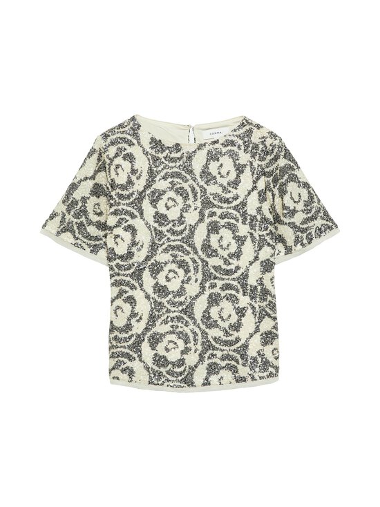Comma - Paljettipaita - 59C0 BEIGE NAVY | Stockmann - photo 1