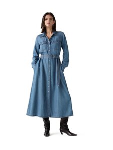 Levi's - Quincey Maxi -farkkumekko - 245 BRIGHT MID STONE | Stockmann