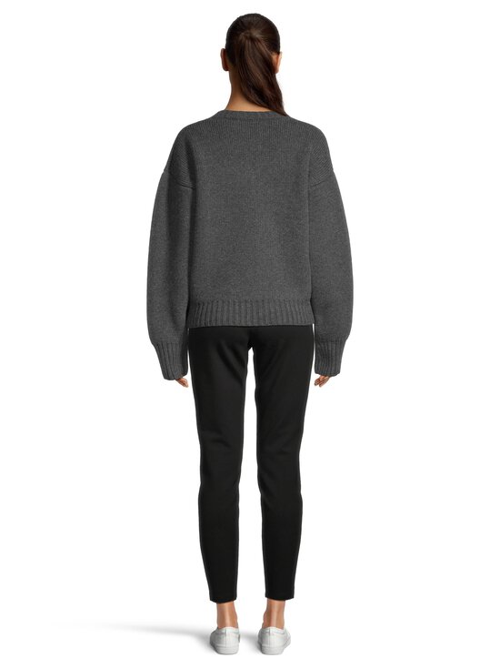 Róhe - Sculptural compact V-neck -villaneule - 030_301 MID GREY MELANGE | Stockmann - photo 3