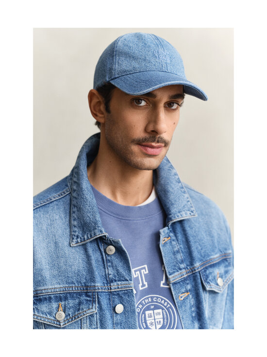 GANT - Džinsa cepure - 982 SEMI LIGHT BLUE BROKEN IN | Stockmann - photo 2
