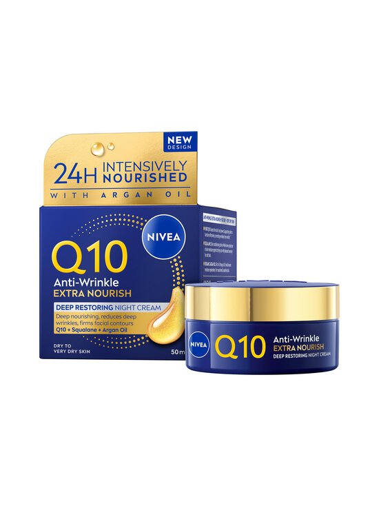 NIVEA - Anti-Wrinkle Extra Nourish Deep Restoring Night Cream -yövoide - NOCOL | Stockmann - photo 2