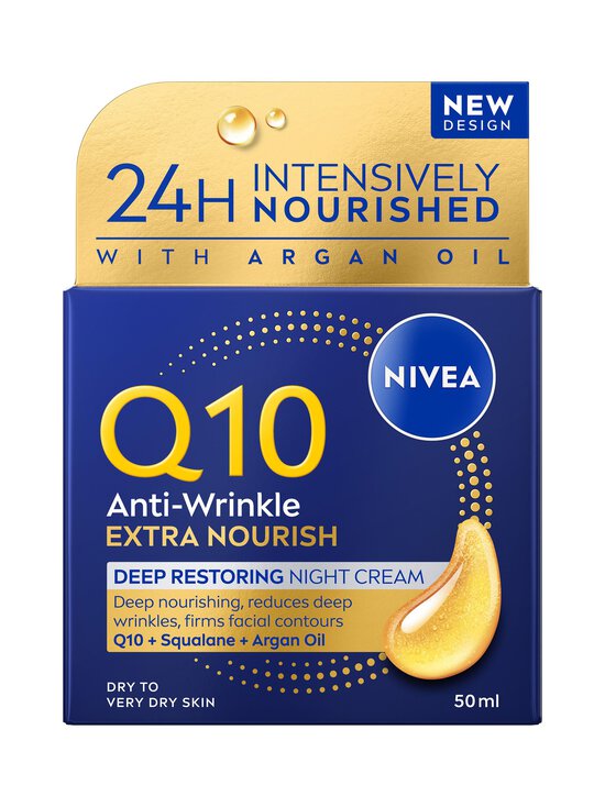 NIVEA - Anti-Wrinkle Extra Nourish Deep Restoring Night Cream -yövoide - NOCOL | Stockmann - photo 3