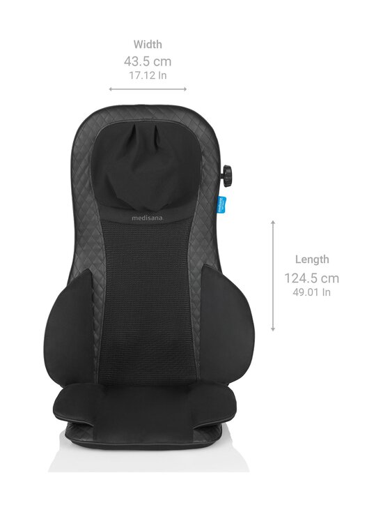 Medisana - MCG820 Gel Shiatsu Acupressure Massage -hierontaistuin - BLACK | Stockmann - photo 6