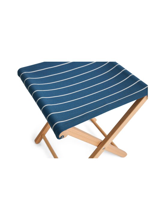 HAY - Kokkupandav taburet Outdoor Market Folding - BLUE WITH BEIGE STRIPE | Stockmann - photo 2