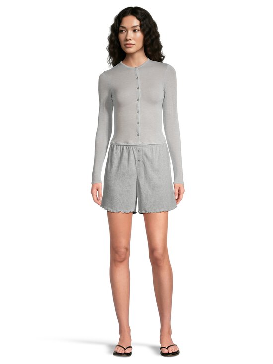 SKIMS - Sheer Modal adīta jaka - HEATHER GREY | Stockmann - photo 2