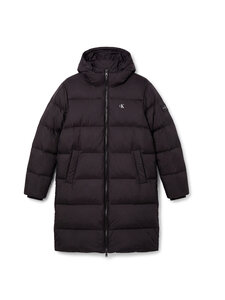 Calvin Klein Jeans - Long Hooded Puff stepēta jaka - UB1 BLACK | Stockmann