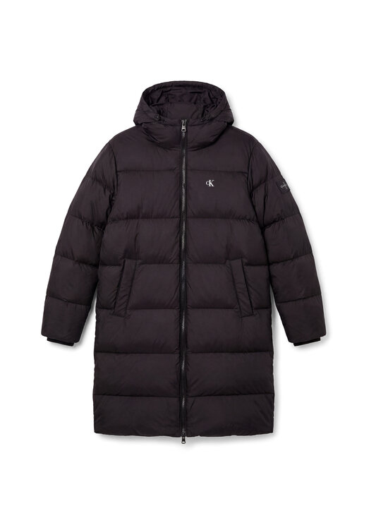 Calvin Klein Jeans - Long Hooded Puff stepēta jaka - UB1 BLACK | Stockmann - photo 1