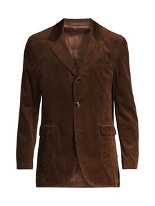 Oscar Jacobson - Fridolf Patch velveta žakete - 579 SPANIEL BROWN | Stockmann