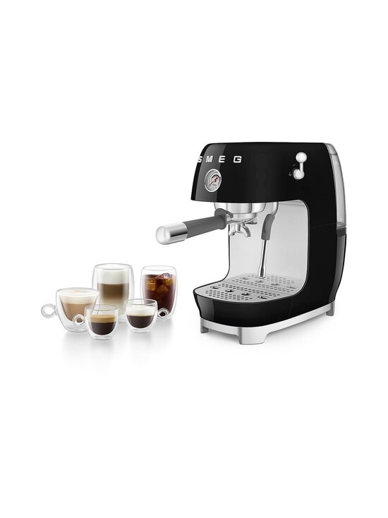 Smeg - ECF03CREU Coffee Machine ‑manuaalinen espressokeitin - BLACK | Stockmann - photo 6