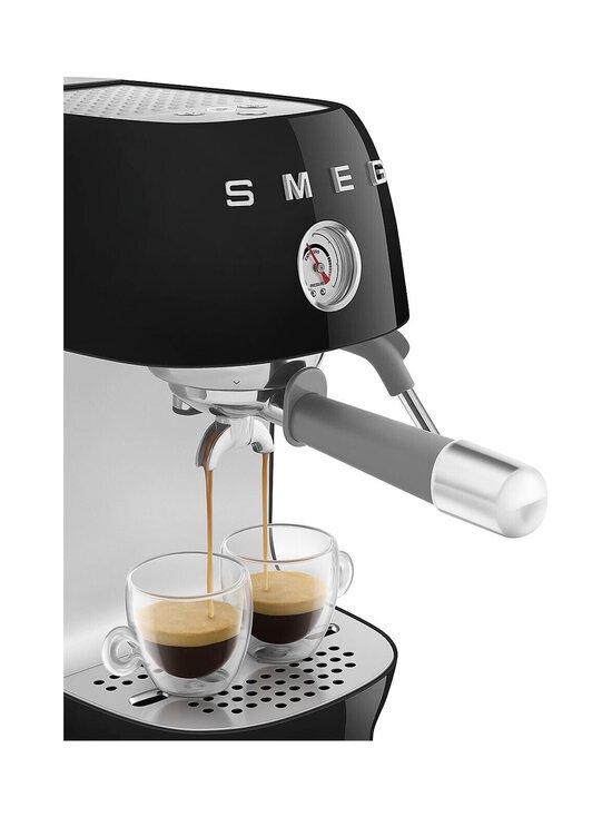Smeg - ECF03CREU Coffee Machine ‑manuaalinen espressokeitin - BLACK | Stockmann - photo 7