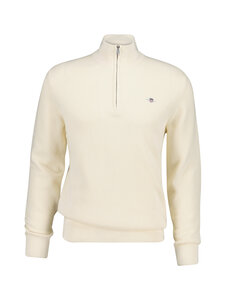 GANT - Puuvillane kampsun Micro Textured Half Zip - 130 CREAM | Stockmann