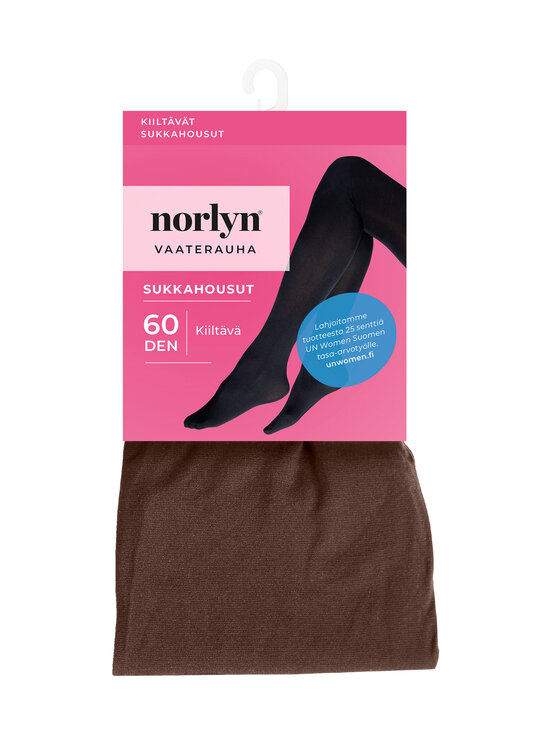 Norlyn - Vaaterauha Super Shiny 60 den -sukkahousut - CHOCOLATE | Stockmann - photo 3