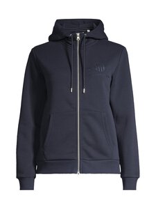 GANT - Kapuutsiga pusa Tonal Shield Zip - 433 EVENING BLUE | Stockmann