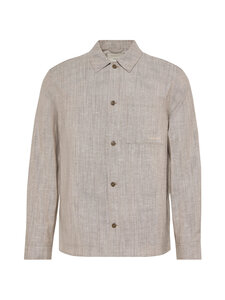 Calvin Klein Menswear - Pellava-viskoosisekoitteinen kauluspaita - HMT ROASTED CASHEW | Stockmann