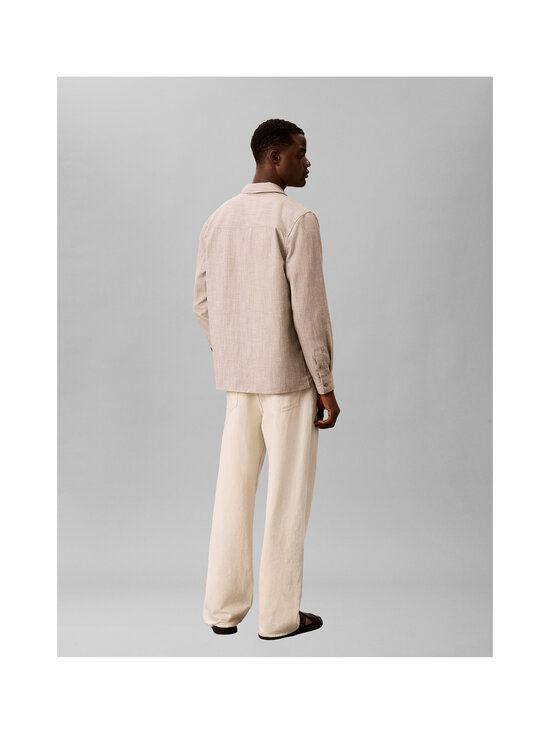 Calvin Klein Menswear - Pellava-viskoosisekoitteinen kauluspaita - HMT ROASTED CASHEW | Stockmann - photo 2