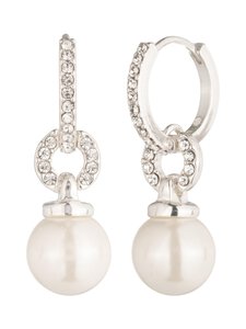Lauren Ralph Lauren - Kõrvarõngad Pearl Huggie Drop - 110 SLV/WHITE | Stockmann