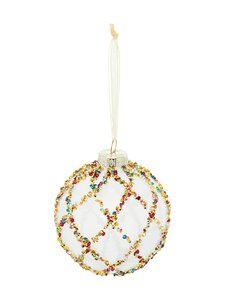 Villa Stockmann - Glass Beads -joulukoriste - SILVER | Stockmann