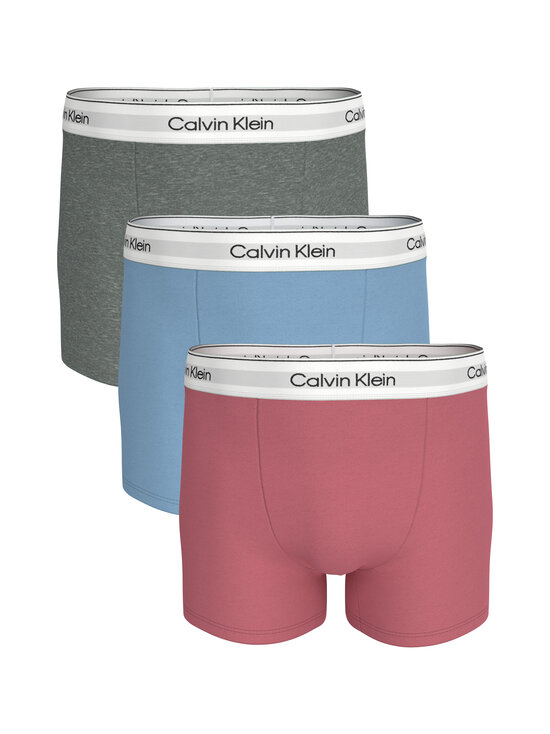 Calvin Klein Underwear - Relaxed Dart Boxer Briefs -alushousut 3-pack - TKM BRILLIANT PINK/GULF BLUE/GREY HEATH | Stockmann - photo 1