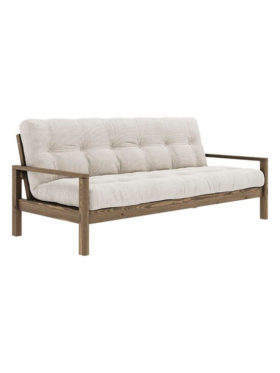 Karup - Knob-futonsohva Corduroy-kangas ivory/carob brown L 205 cm - WHITE | Stockmann - photo 1