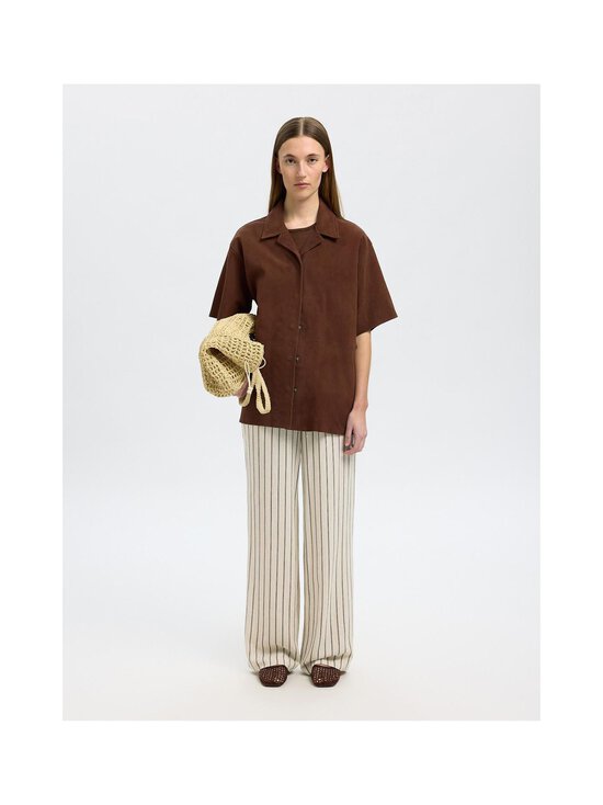 Selected - SlfViva Gulia -housut - SANDSHELL STRIPES:PIN STRIPE | Stockmann - photo 5