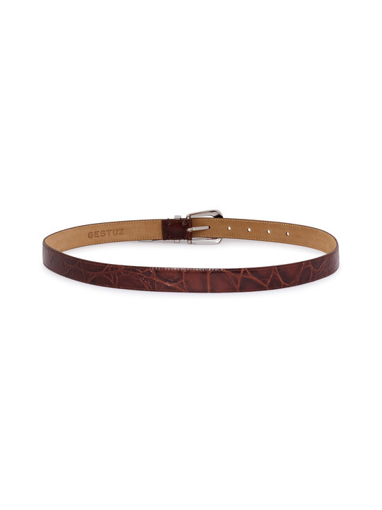 Gestuz - GZsuva Patent ādas josta - 130 DARK BROWN CROCO | Stockmann - photo 3