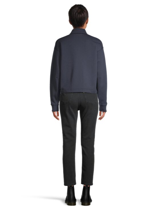 Maison Kitsuné - Baby Fox Cropped Polo džemperis - P480 DARK NAVY | Stockmann - photo 3