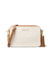 Michael Michael Kors - Ginny Medium Logo Crossbody -laukku - VANILLA | Stockmann