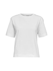 Selected - SlfEssential Boxy T-paita - BRIGHT WHITE Selected - SlfEssential Boxy T-paita - BRIGHT WHITE | Stockmann