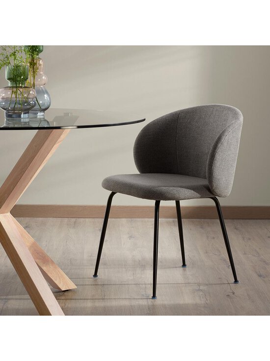 Kave Home - Minna-tuoli tummanharmaa/musta - GREY | Stockmann - photo 6