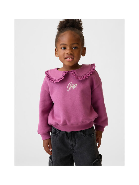 GAP - Eyelet Trim Collar Logo džemperis - DEEP DAHLIA | Stockmann - photo 2